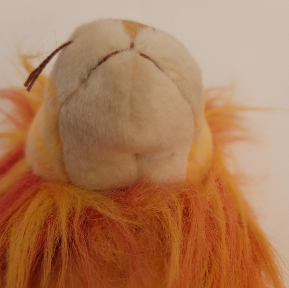 Ty Beanie Babies 2000 "Bushy" Lions. Set of 2. EUC. Lg 11". Sm 6" - Picture 14 of 15